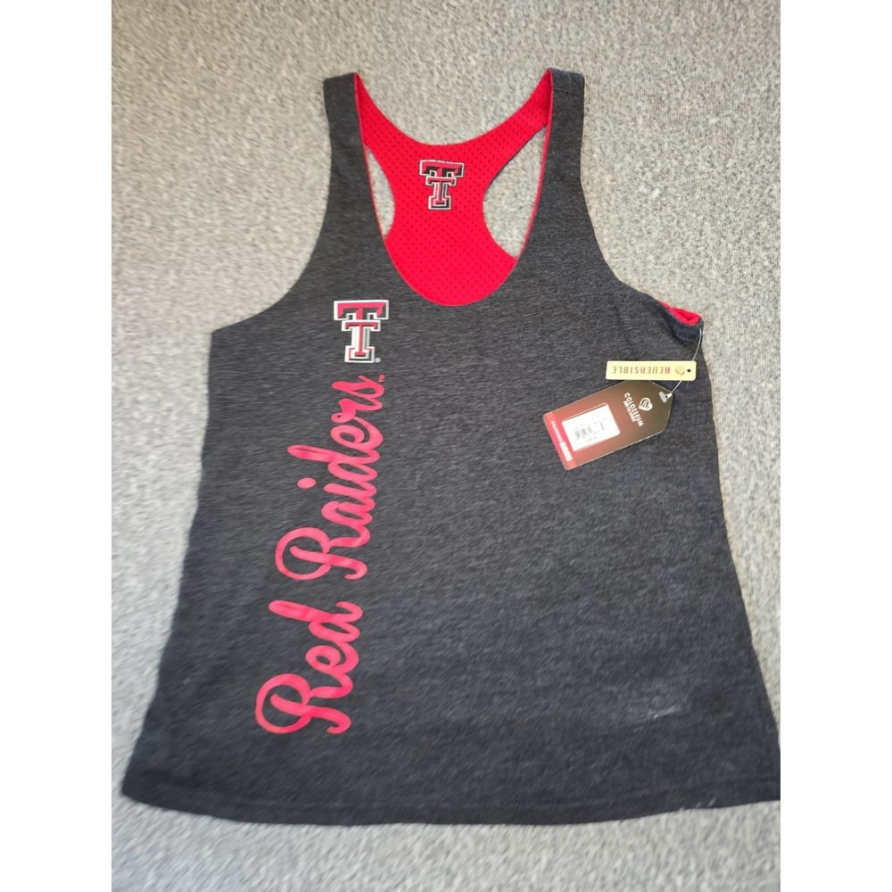 TEXAS TECH RED RAIDERS NCAA WOMENS SCOOP NECK TANK TOP M FREE SHIPPING